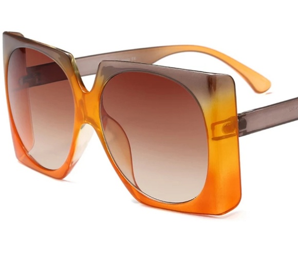 Oversized Sq fram/round lens Stunner Shades - Picture 2 of 5